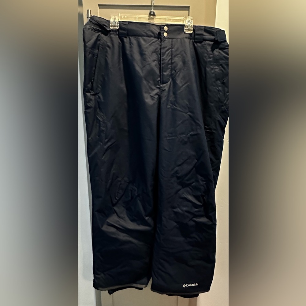 Men’s navy blue Columbia snow pants